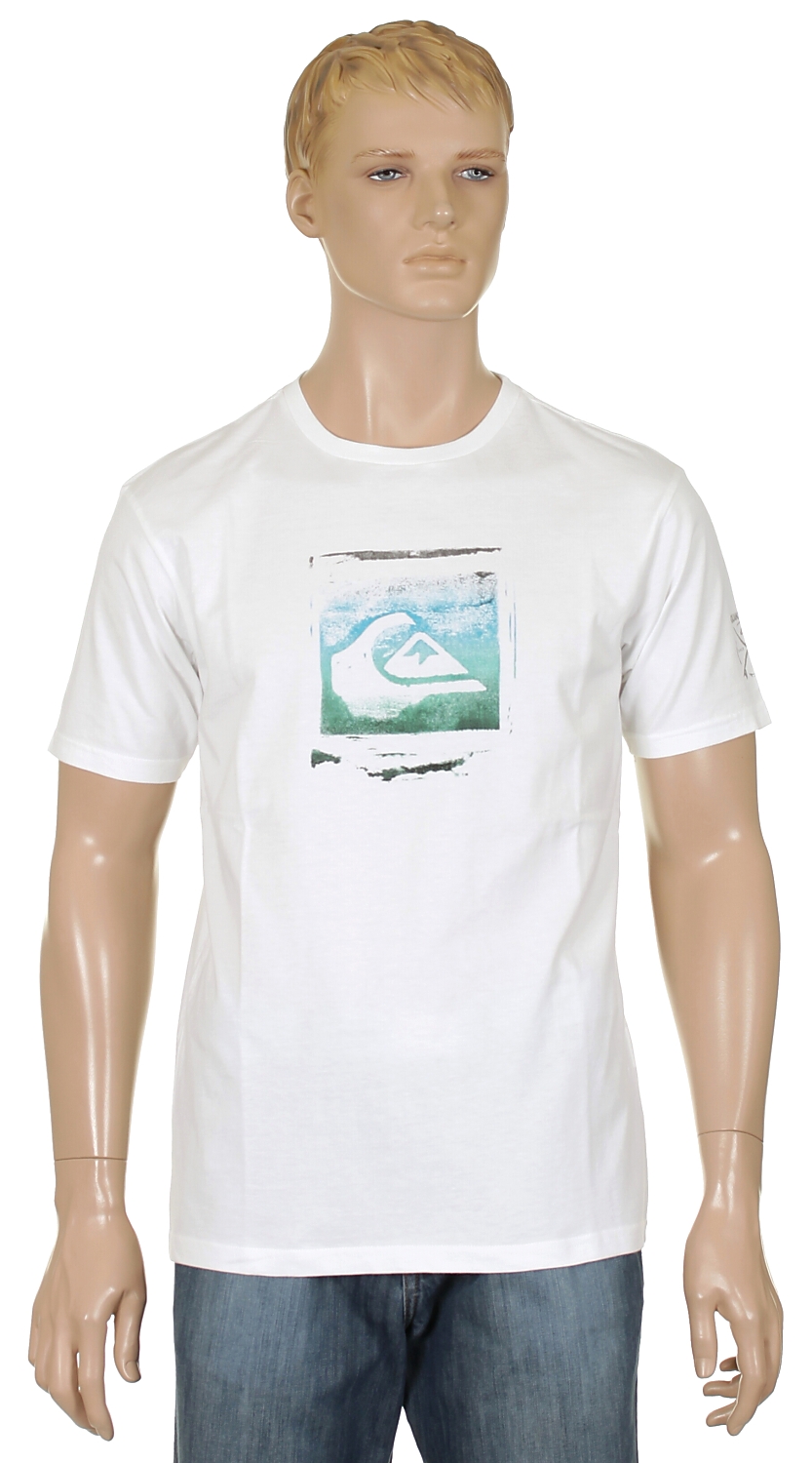 tričko Quiksilver Stamped - White