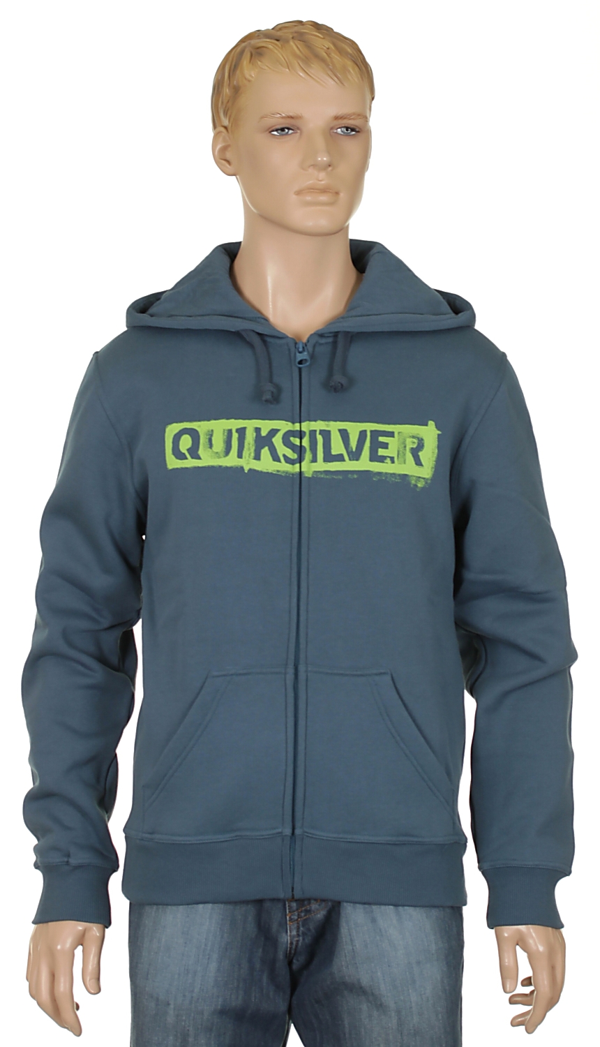 bluza Quiksilver Corporate Lettring Zip - Indian Teal