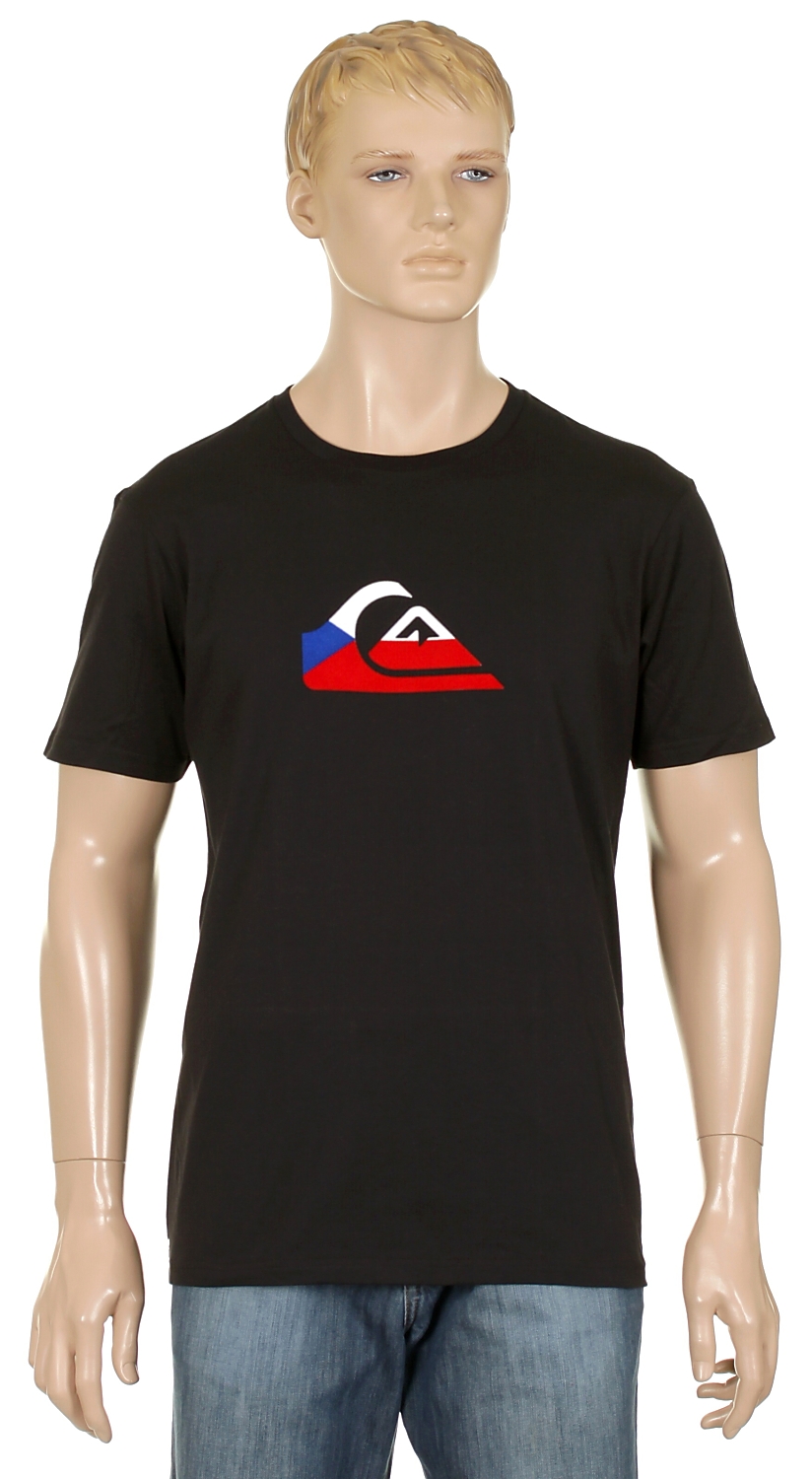 koszulka trykotowa Quiksilver Czech Republic - Black