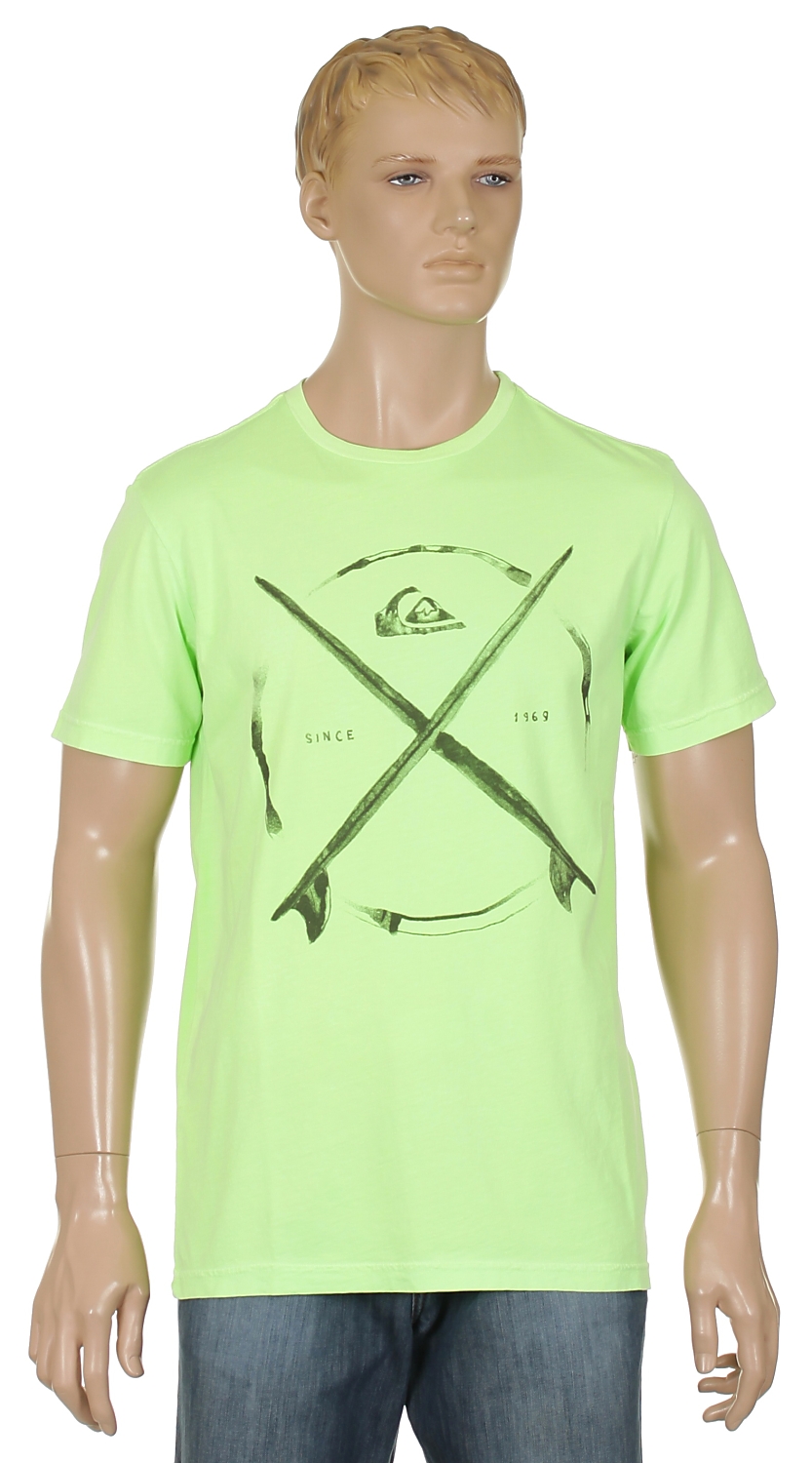 koszulka trykotowa Quiksilver Xboards - Fluo Green