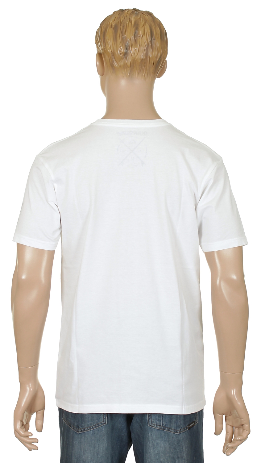 koszulka trykotowa Quiksilver Quarter Moon - White