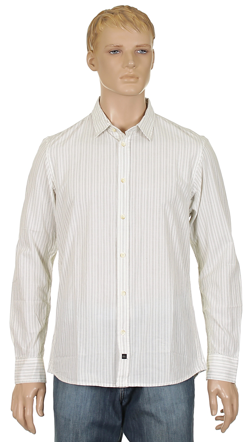 košeľa Quiksilver Steady LS - Vintage White