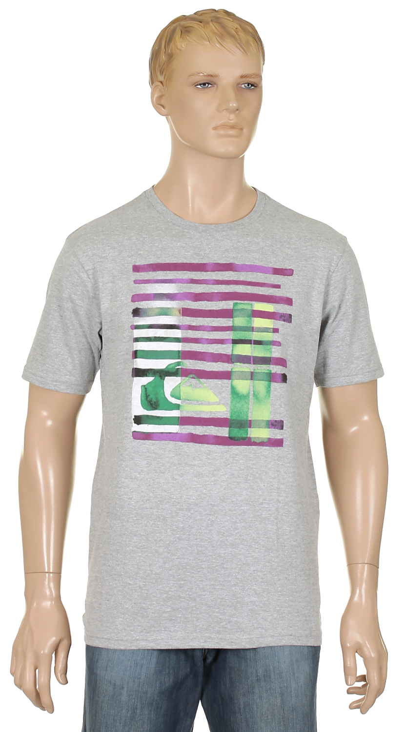 tričko Quiksilver Critical - Light Gray Heather