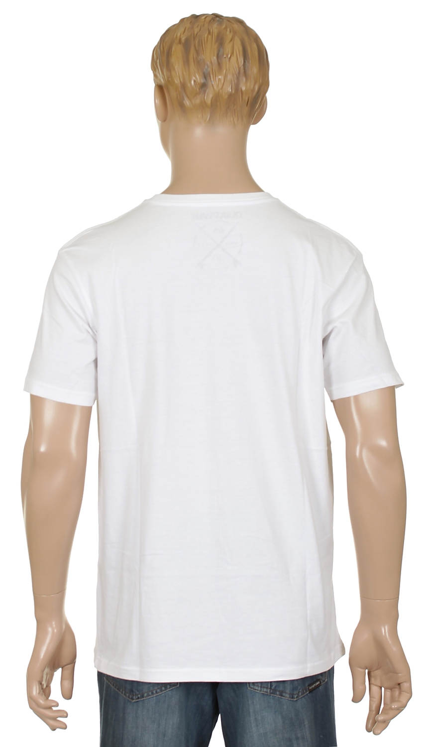 tričko Quiksilver Corporate Logo - White
