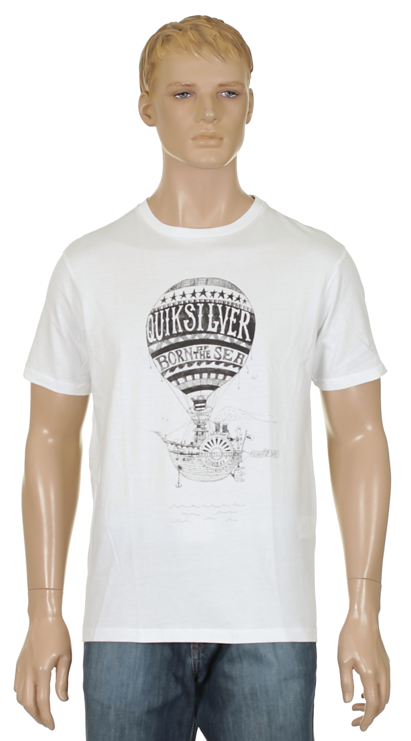 koszulka trykotowa Quiksilver Seekers Of Surf - White