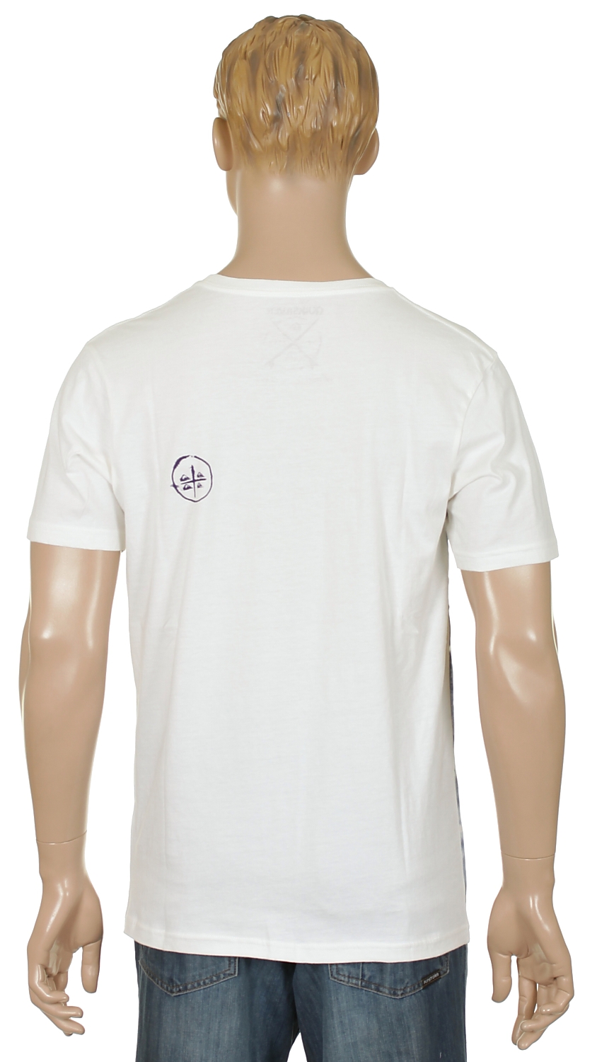 koszulka trykotowa Quiksilver KSmaster - Vintage White