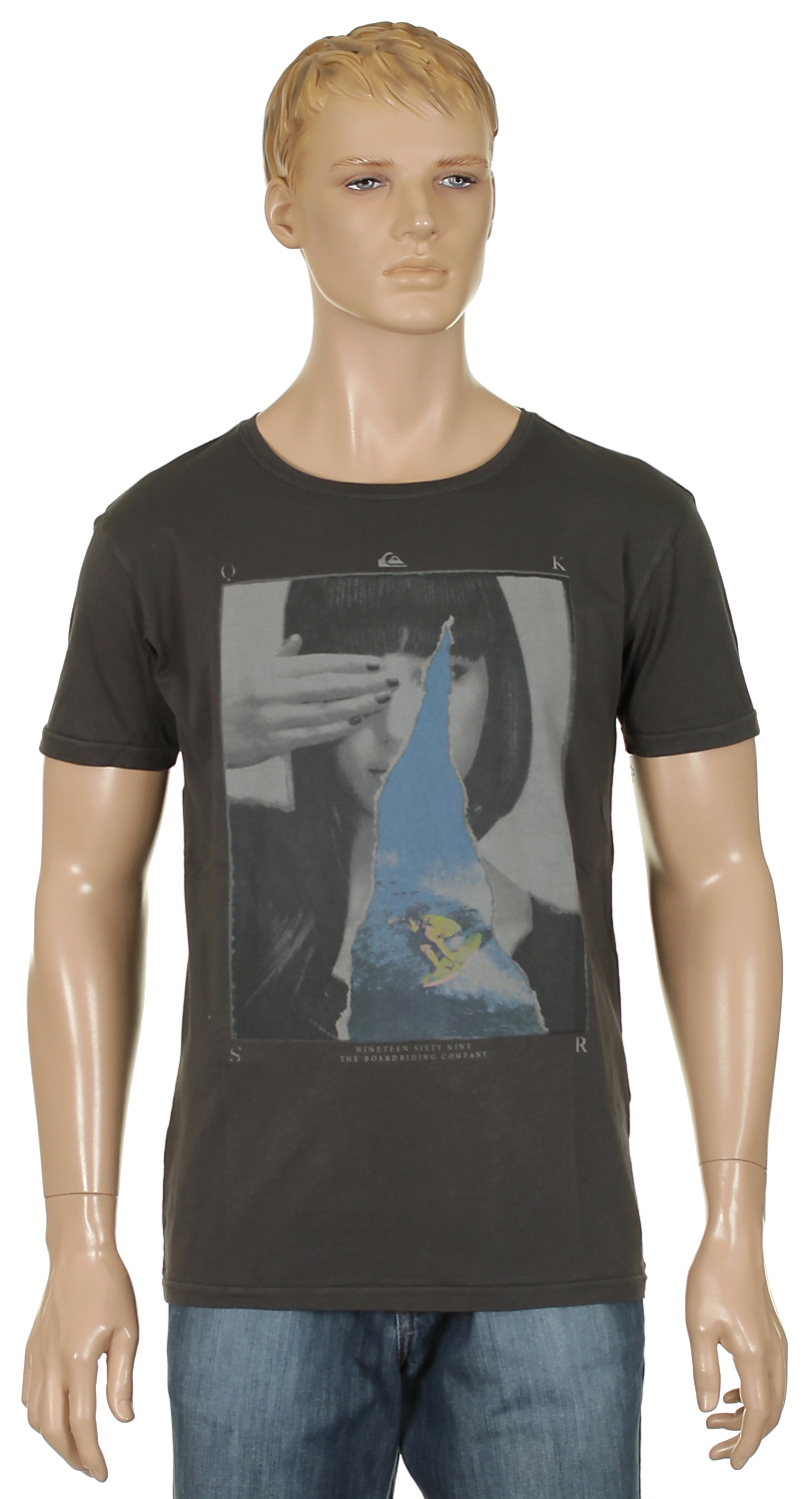 tričko Quiksilver Sub Conscious - Anthracite