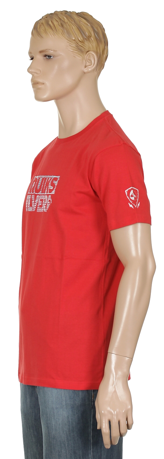 koszulka trykotowa Quiksilver Live Wire - Quik Red