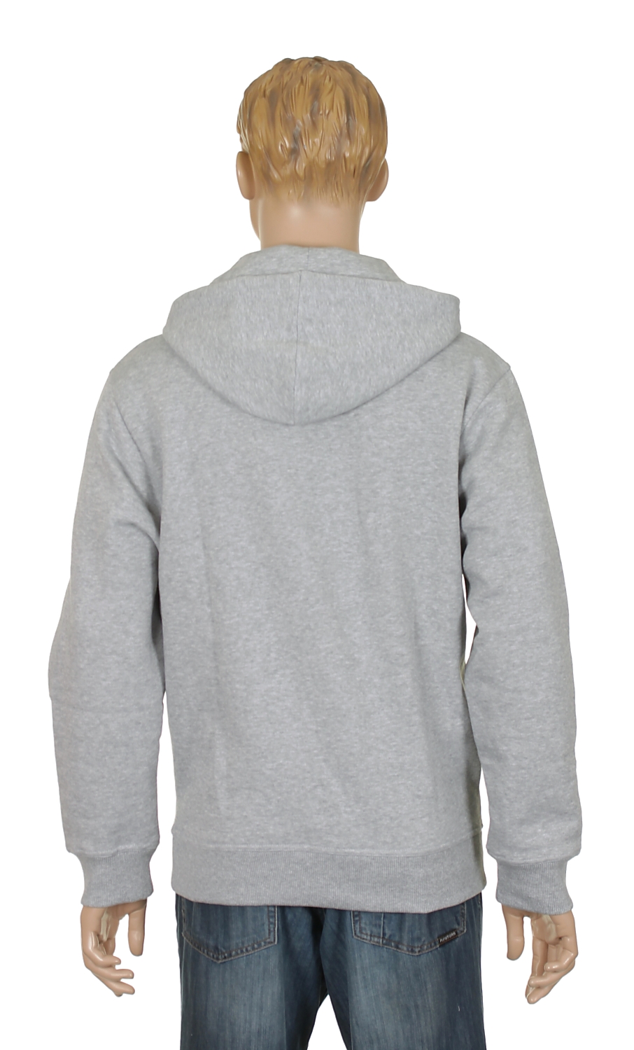 mikina Quiksilver Corporate Logo - Light Gray Heather