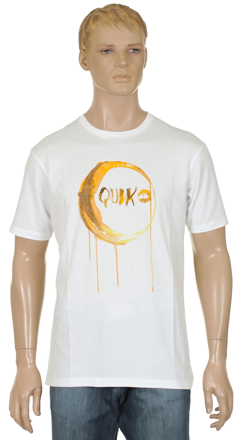 koszulka trykotowa Quiksilver Quarter Moon - White