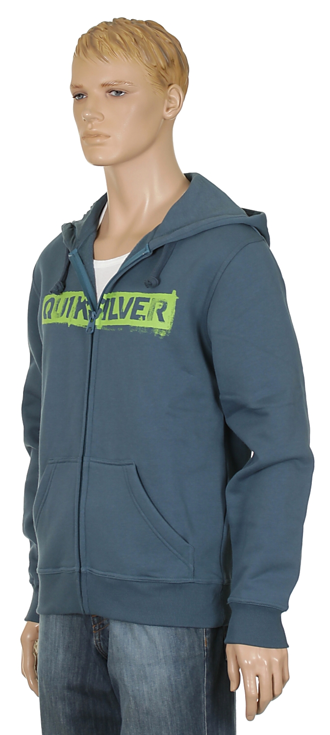 bluza Quiksilver Corporate Lettring Zip - Indian Teal