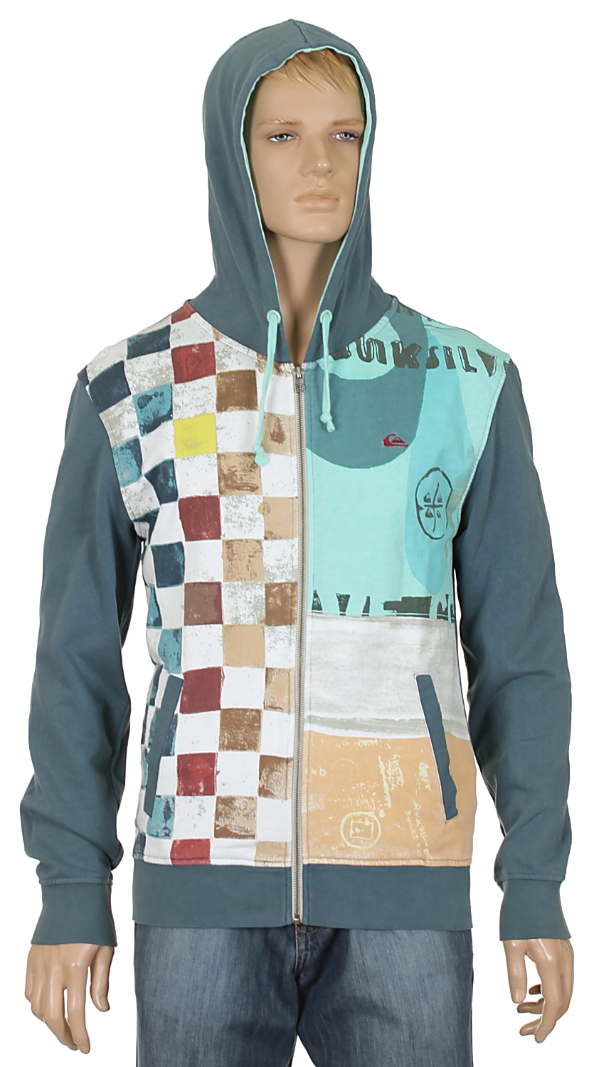 bluza Quiksilver Wild Wild Zip - Indian Teal