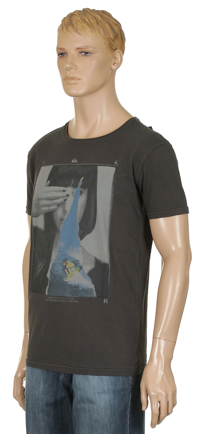 tričko Quiksilver Sub Conscious - Anthracite