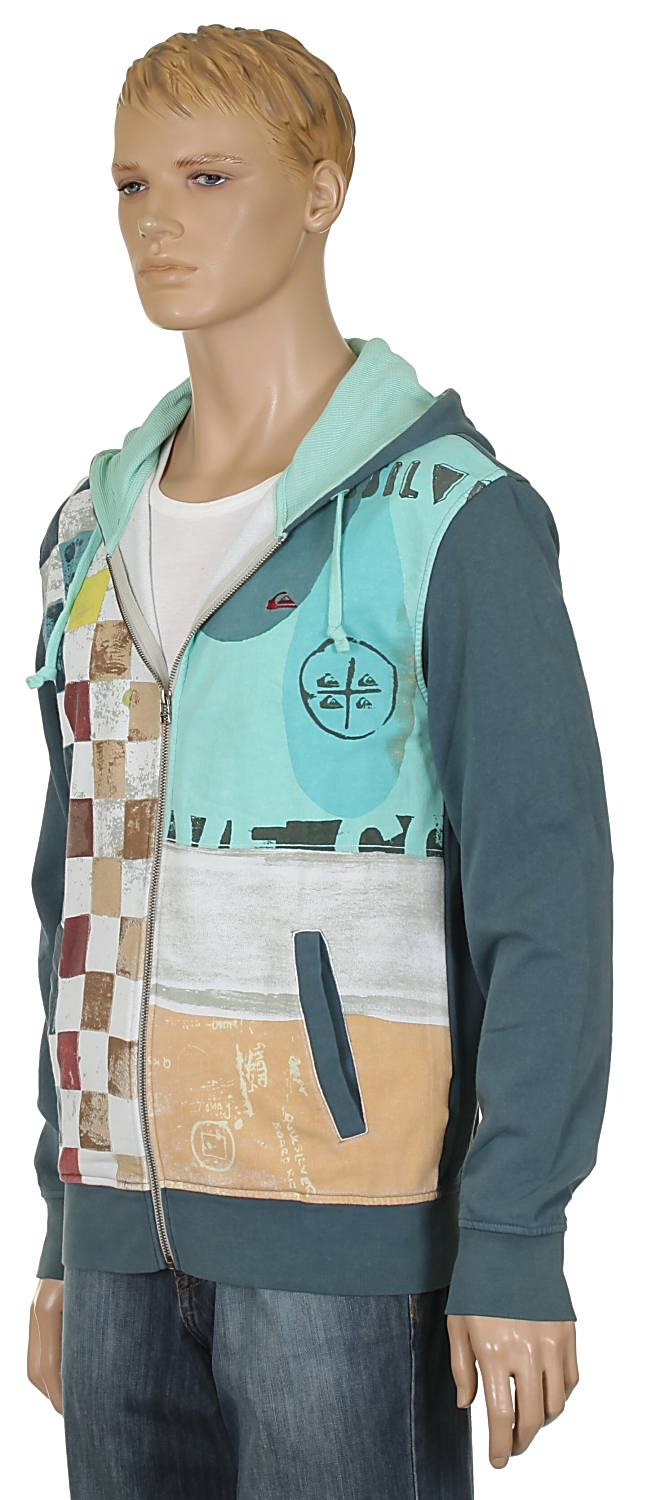 bluza Quiksilver Wild Wild Zip - Indian Teal
