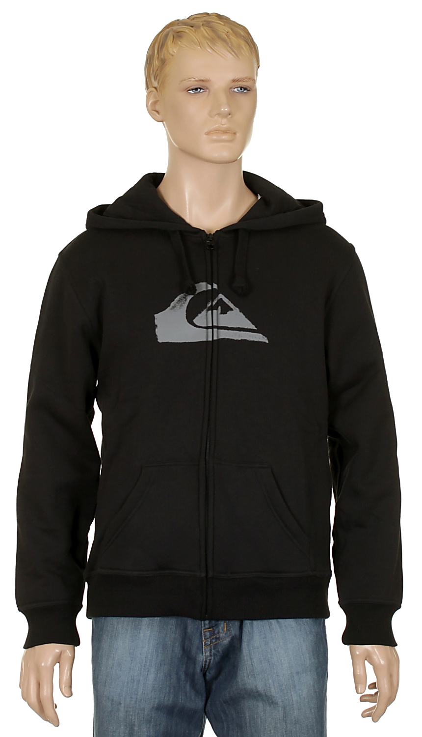 bluza Quiksilver Corporate Logo Zip - Black