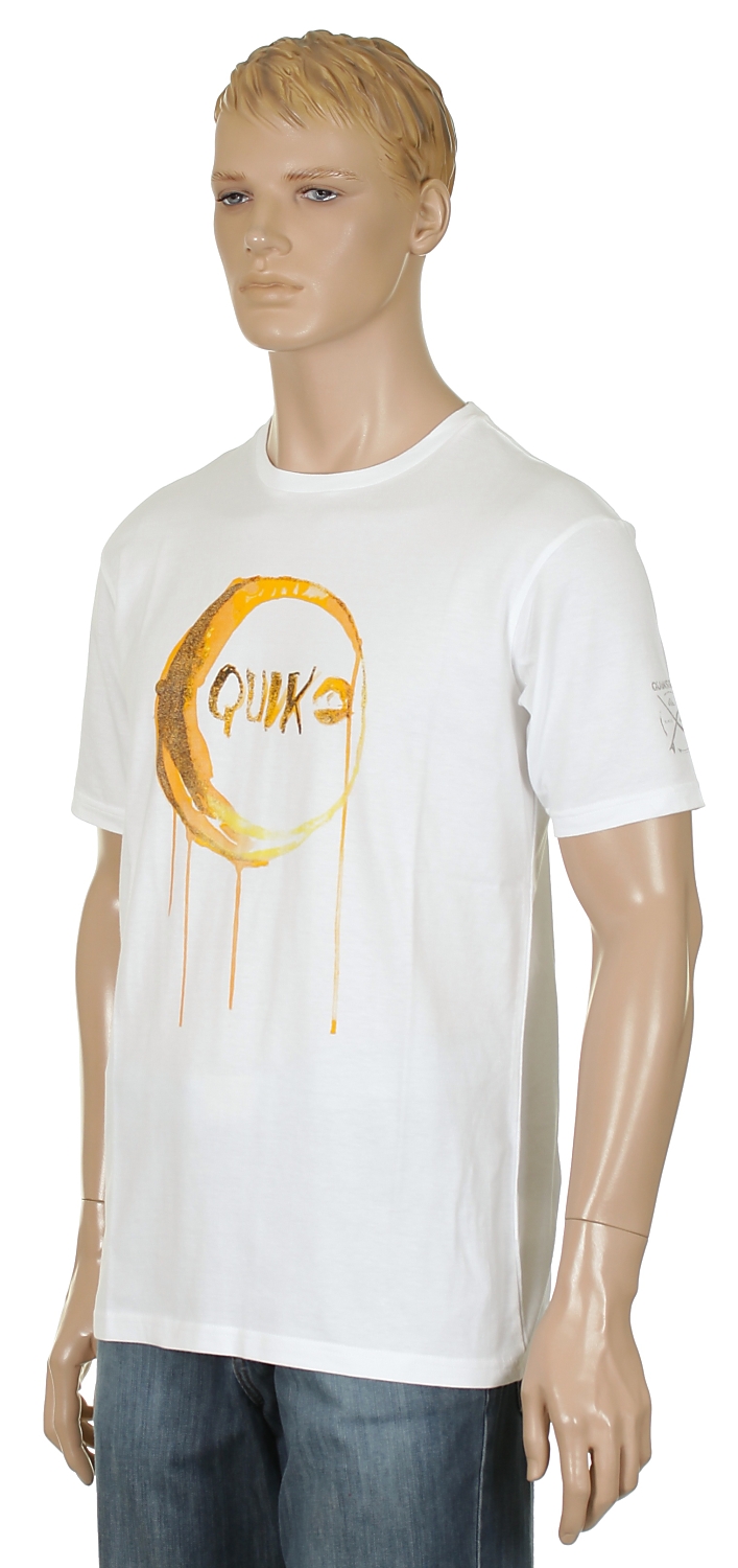 koszulka trykotowa Quiksilver Quarter Moon - White