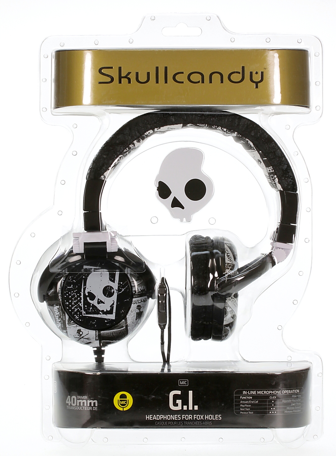 słuchawki Skullcandy G.I. - Lurker Punk Show w/Mic/029