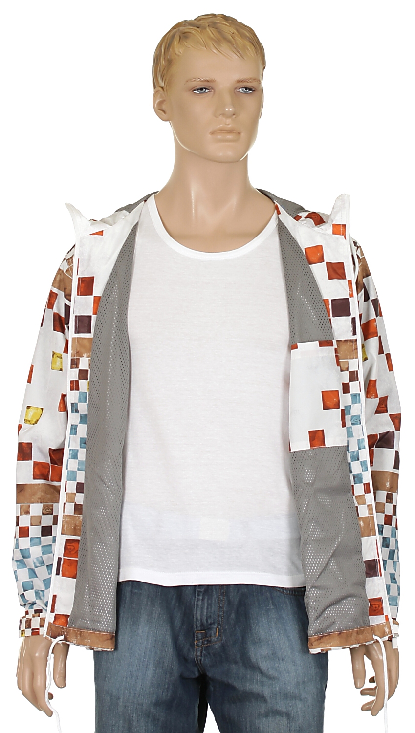 bunda Quiksilver Aeroplane Allover - DNA Vintage White