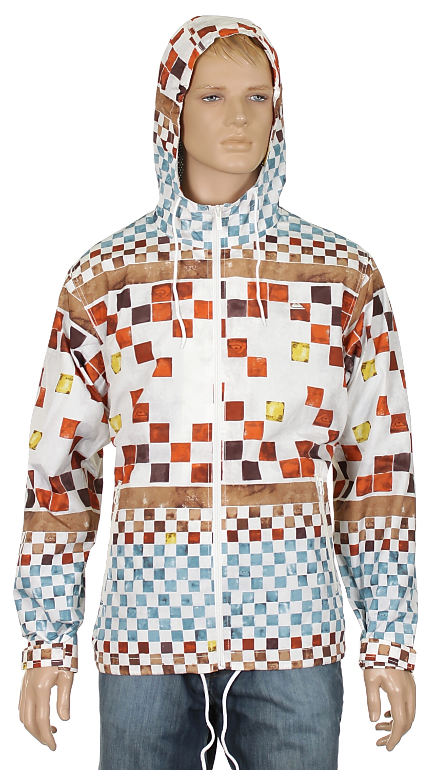 bunda Quiksilver Aeroplane Allover - DNA Vintage White