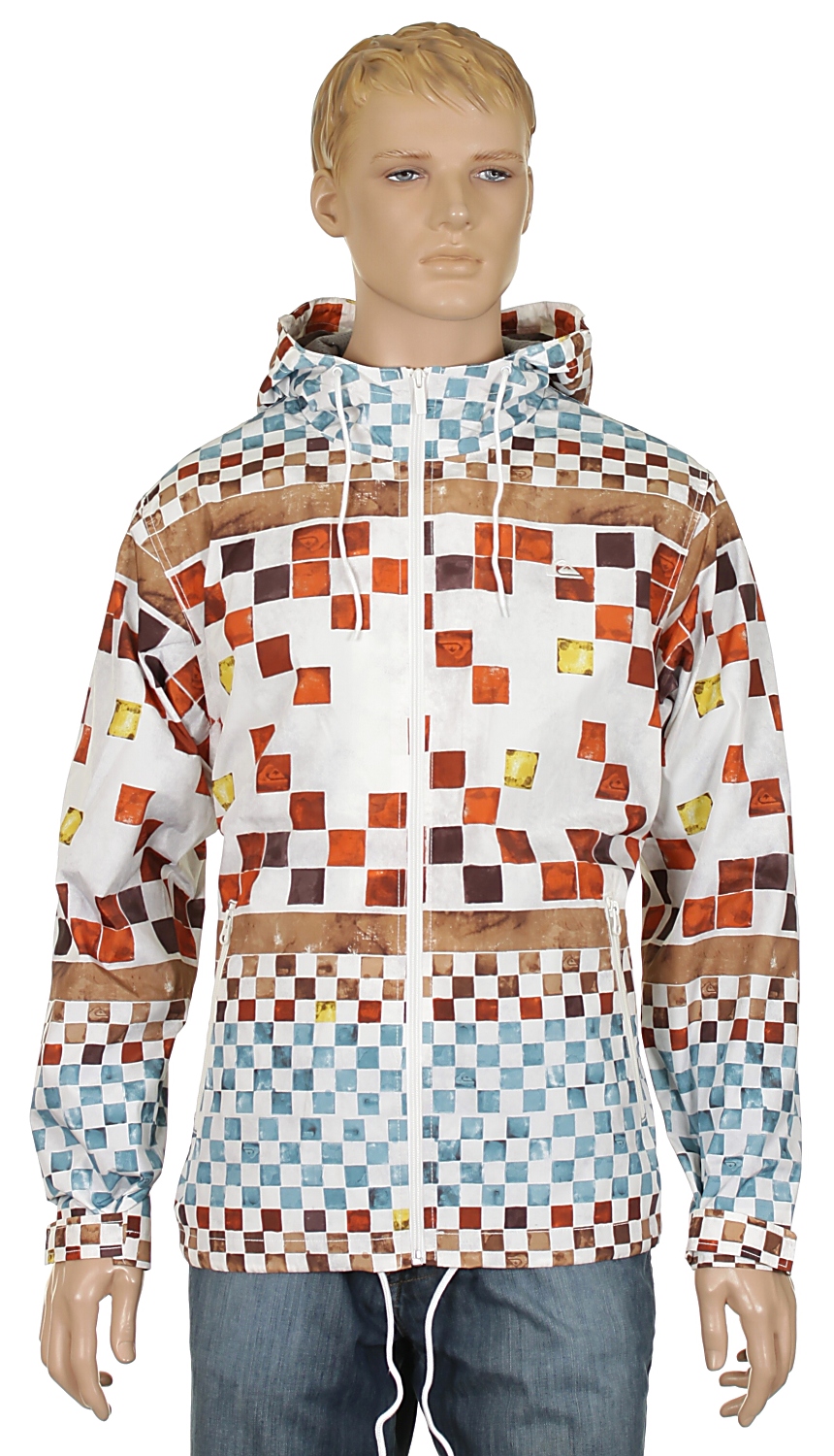 bunda Quiksilver Aeroplane Allover - DNA Vintage White