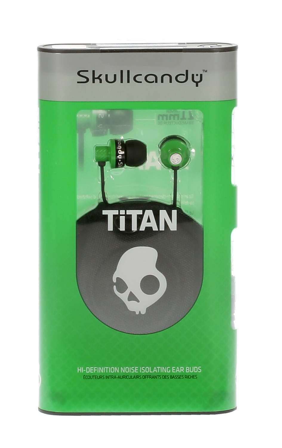 słuchawki Skullcandy Titan - Black/Green Ass