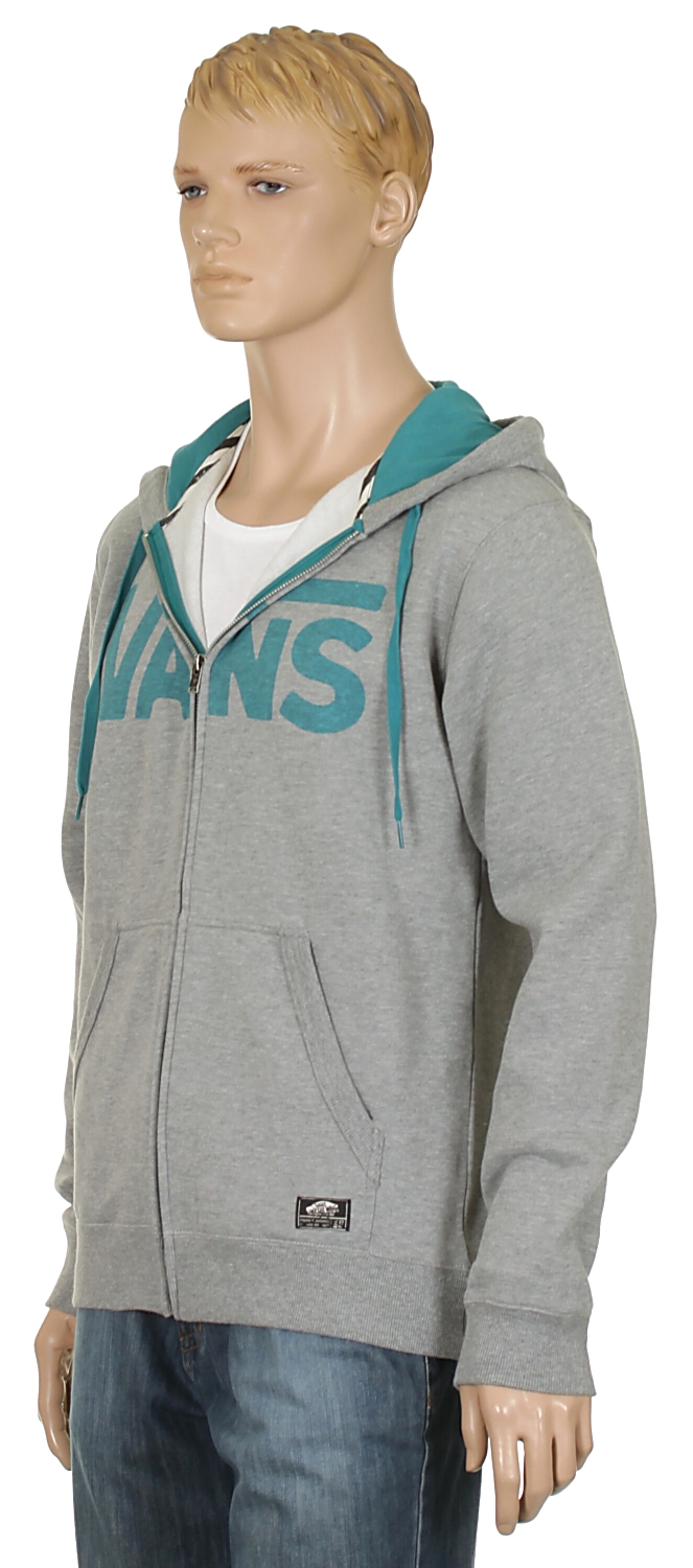 bluza Vans Classic Zip - Concrete Heather/Deep Lake