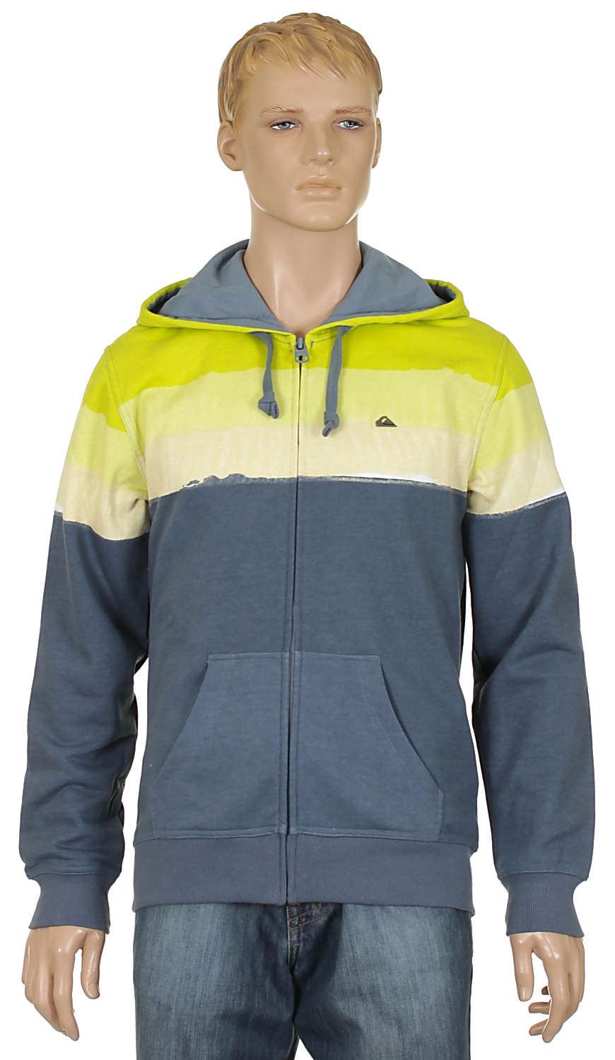 mikina Quiksilver Lowers Zip - White 2