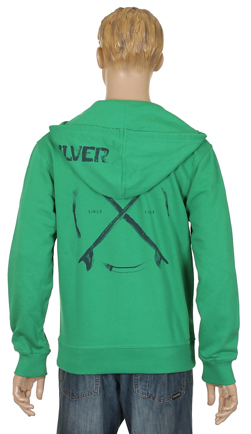 mikina Quiksilver Xboards Zip - Field Green
