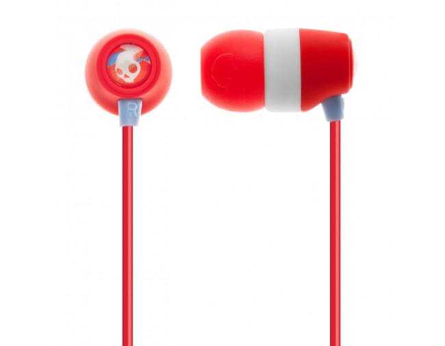słuchawki Skullcandy Riot - Red/White w/Mic Ass