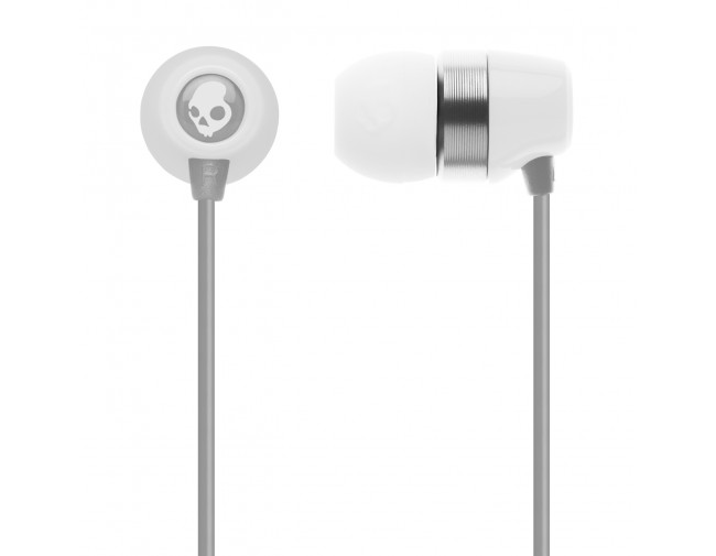 slúchadlá Skullcandy Riot - White/Chrome w/Mic Ass