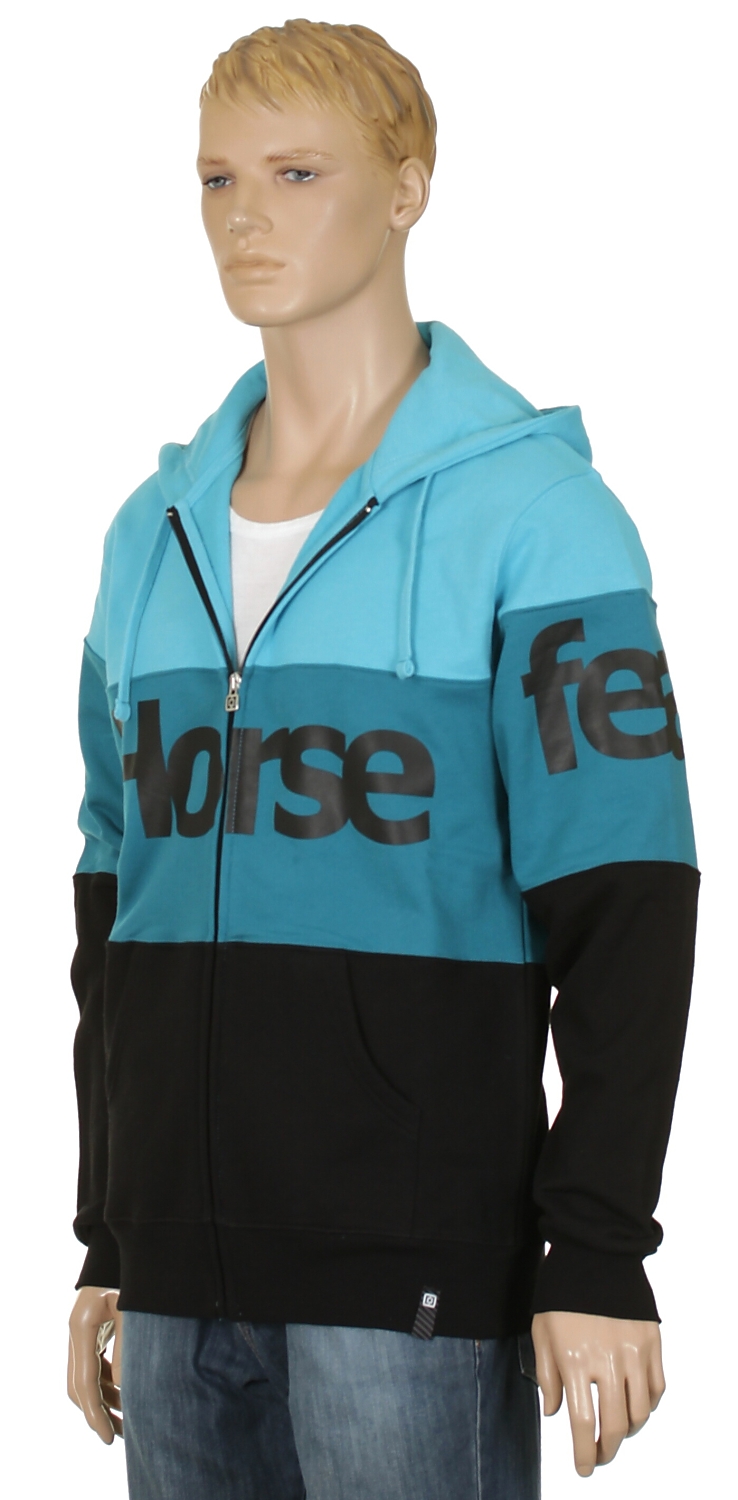 bluza Horsefeathers Scale Zip - Cyan