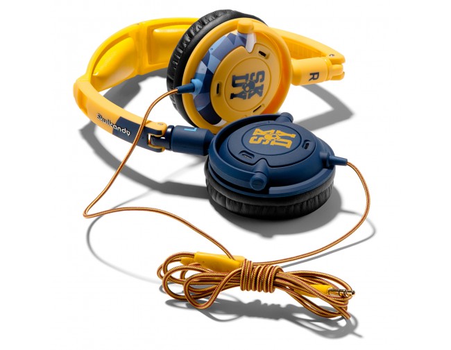 slúchadlá Skullcandy Lowrider - Yellow/Navy w/Mic Ass