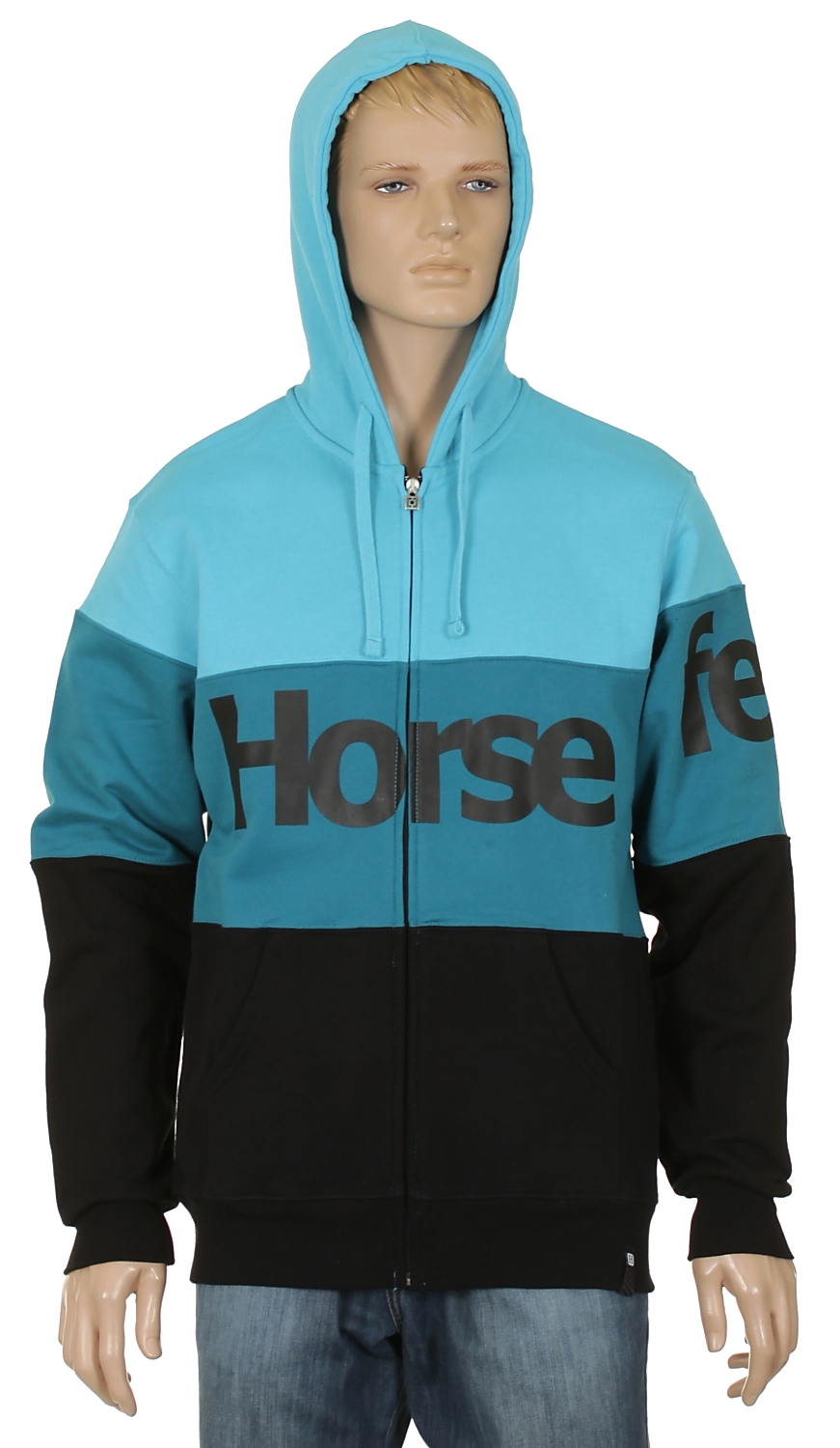 bluza Horsefeathers Scale Zip - Cyan