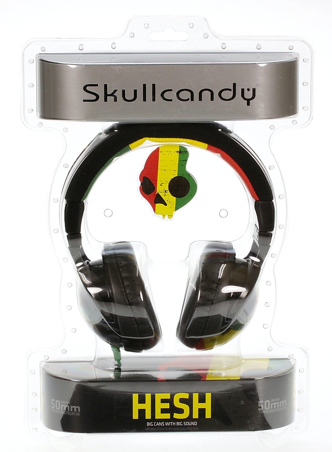 slúchadlá Skullcandy Hesh - Rasta Ass