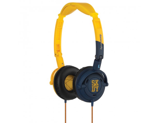 slúchadlá Skullcandy Lowrider - Yellow/Navy w/Mic Ass
