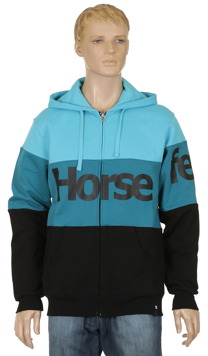 bluza Horsefeathers Scale Zip - Cyan