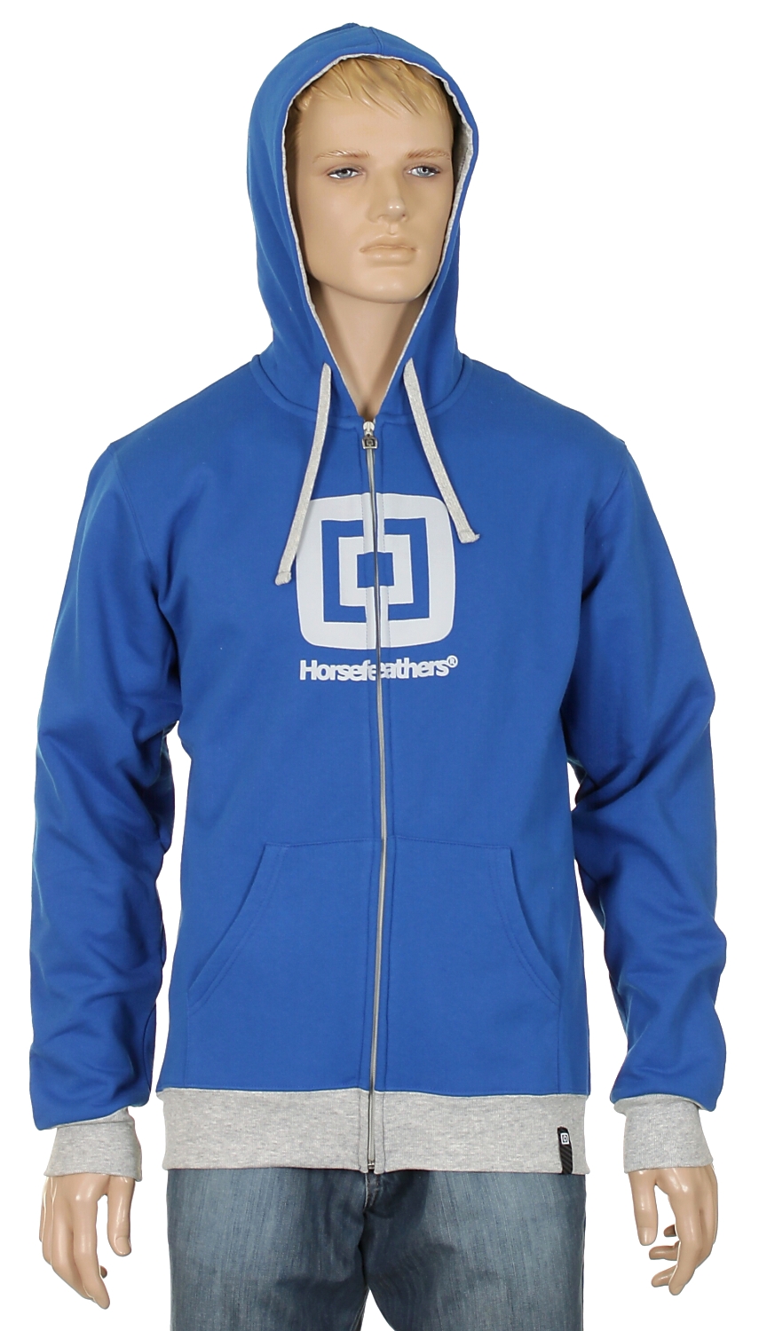mikina Horsefeathers Sliver Limited Zip - Blue