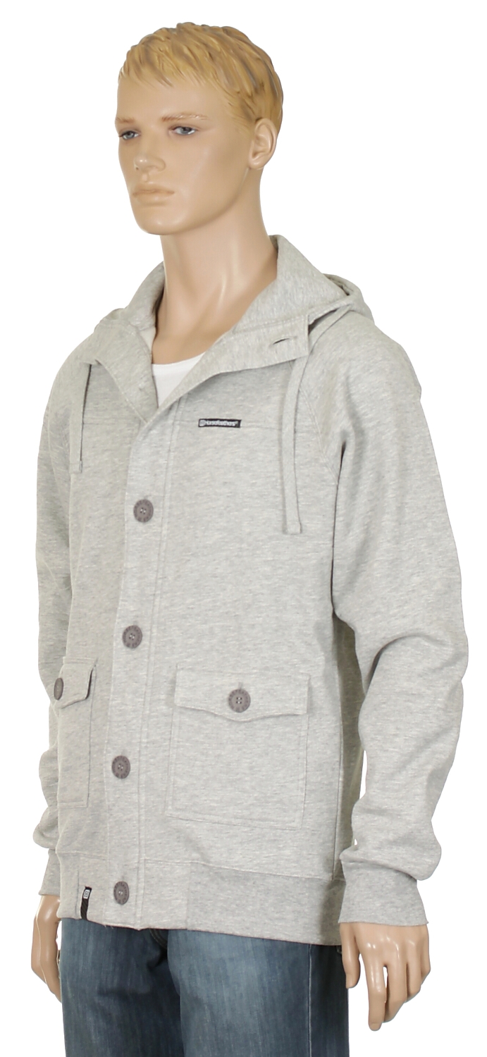 mikina Horsefeathers Gecko - Heather Gray