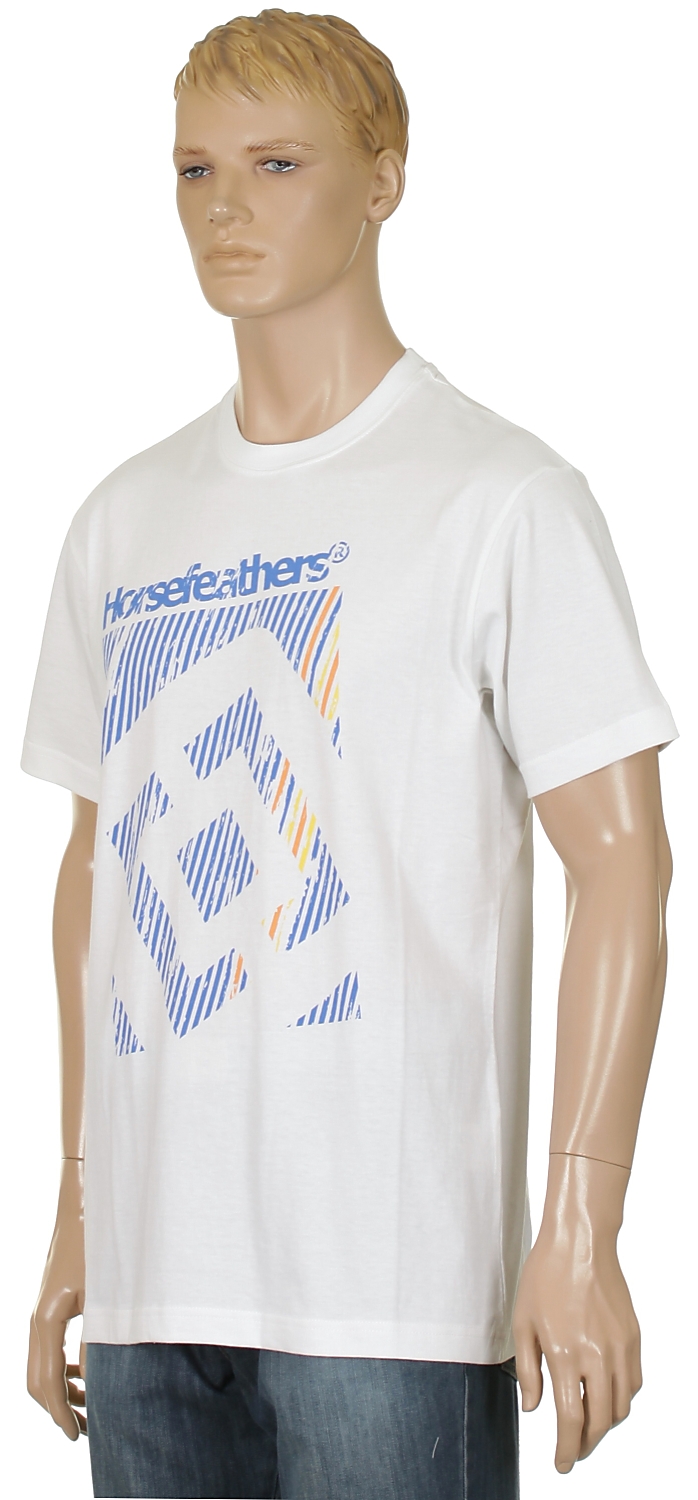 koszulka trykotowa Horsefeathers Shader - White