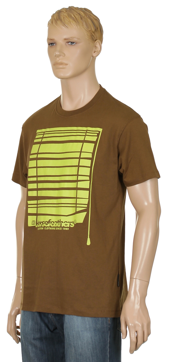 tričko Horsefeathers Louver - Brown