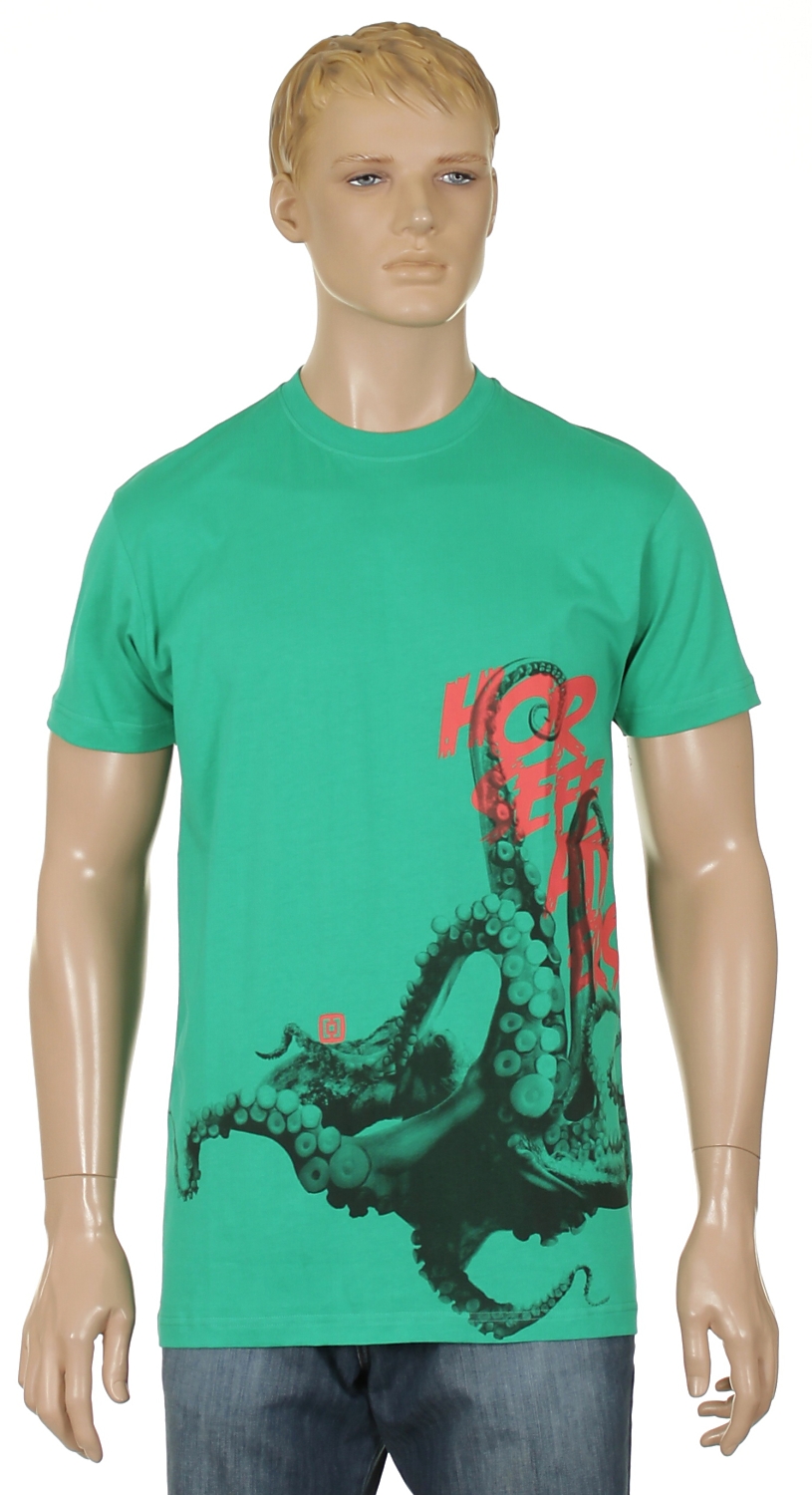 tričko Horsefeathers Octopus - Green