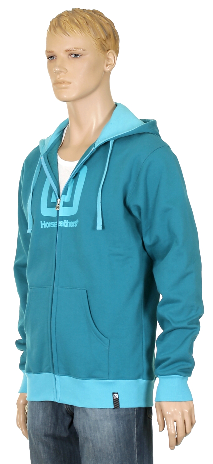 mikina Horsefeathers Sliver Limited Zip - Harbor Blue