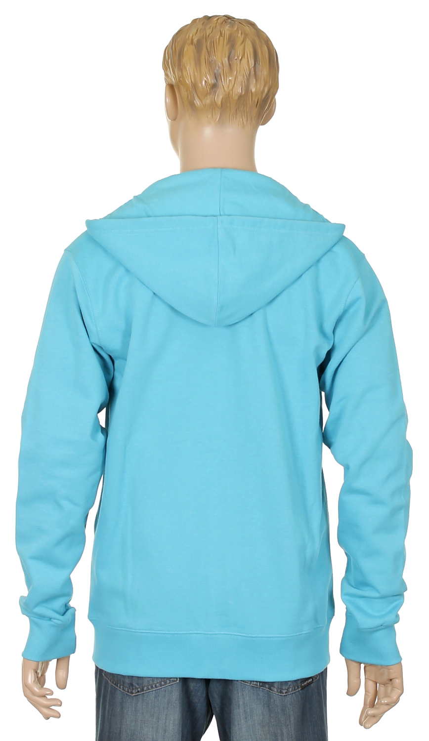 mikina Horsefeathers Sliver Zip - Cyan
