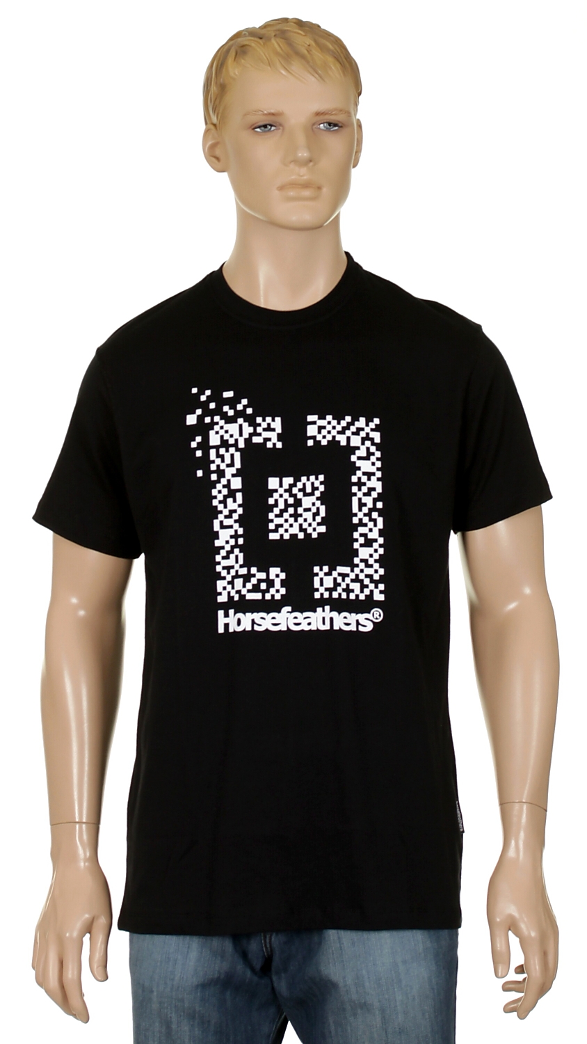 tričko Horsefeathers Code - Black