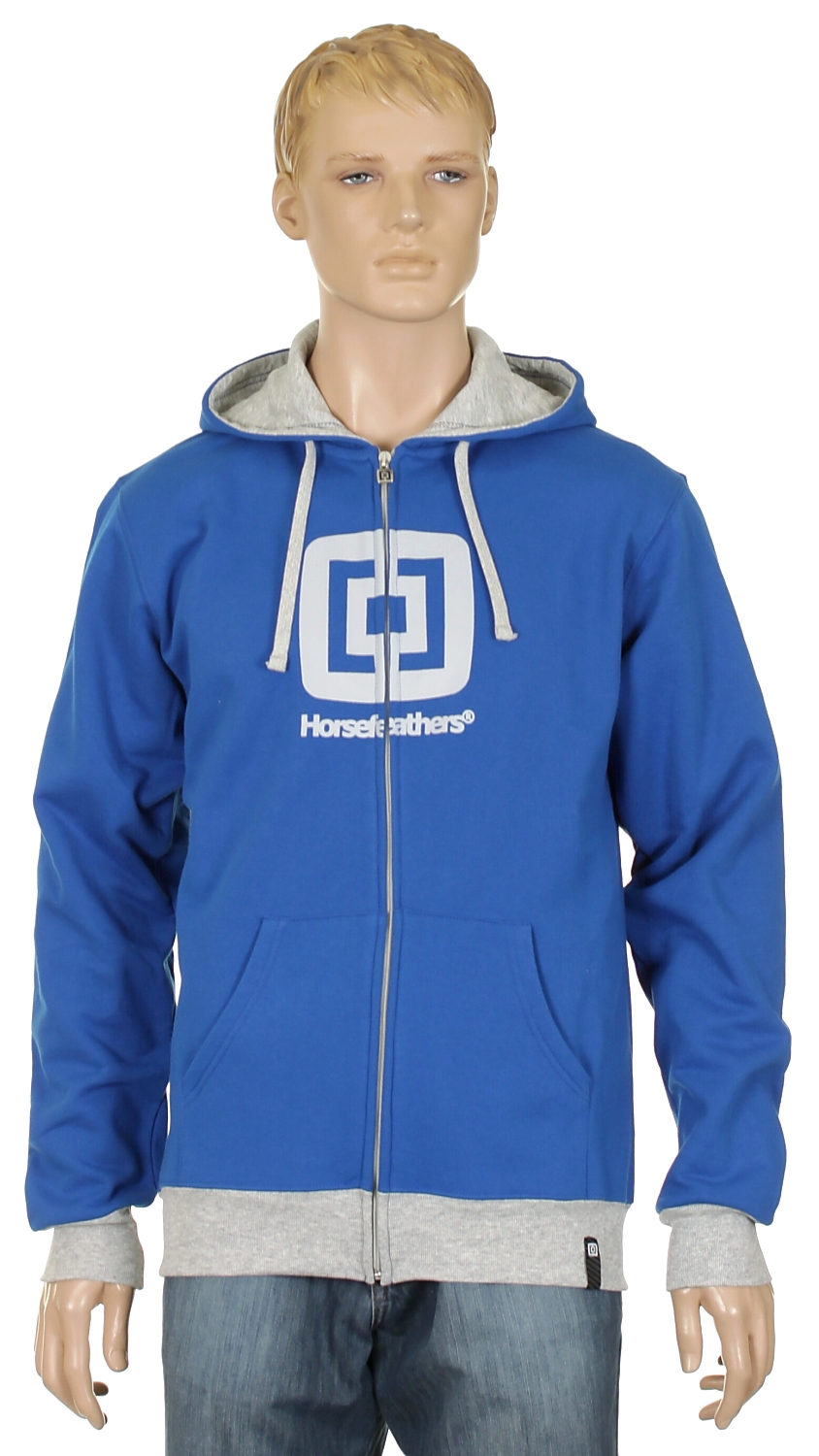 mikina Horsefeathers Sliver Limited Zip - Blue