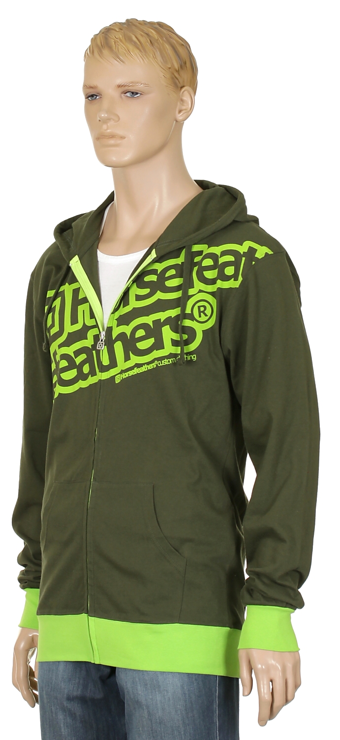 bluza Horsefeathers Metronome Zip - Olive