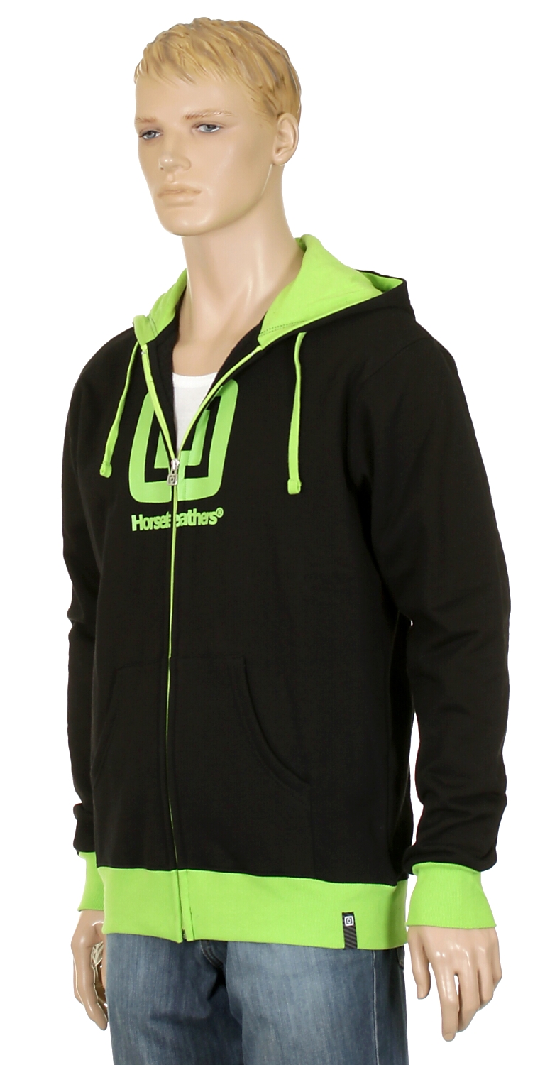 mikina Horsefeathers Sliver Limited Zip - Black