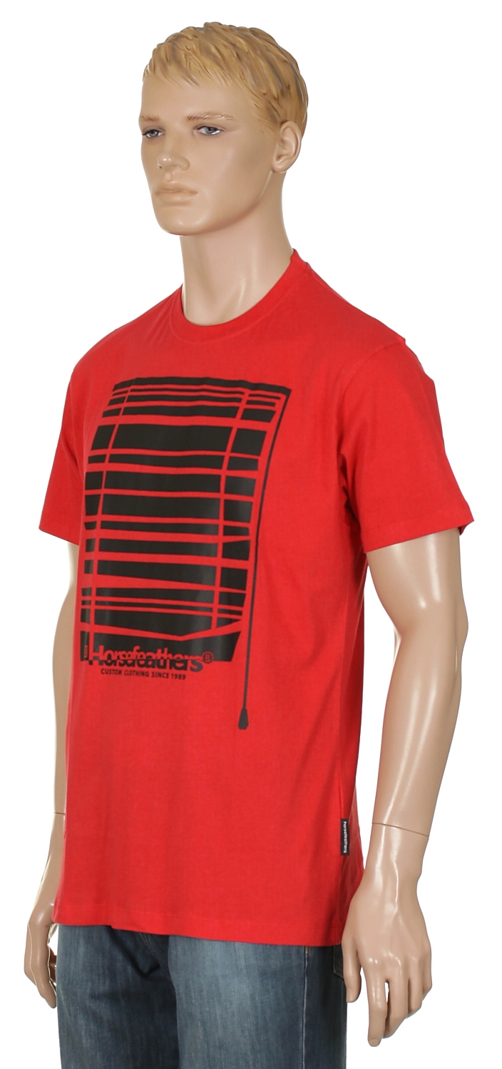 koszulka trykotowa Horsefeathers Louver - Red