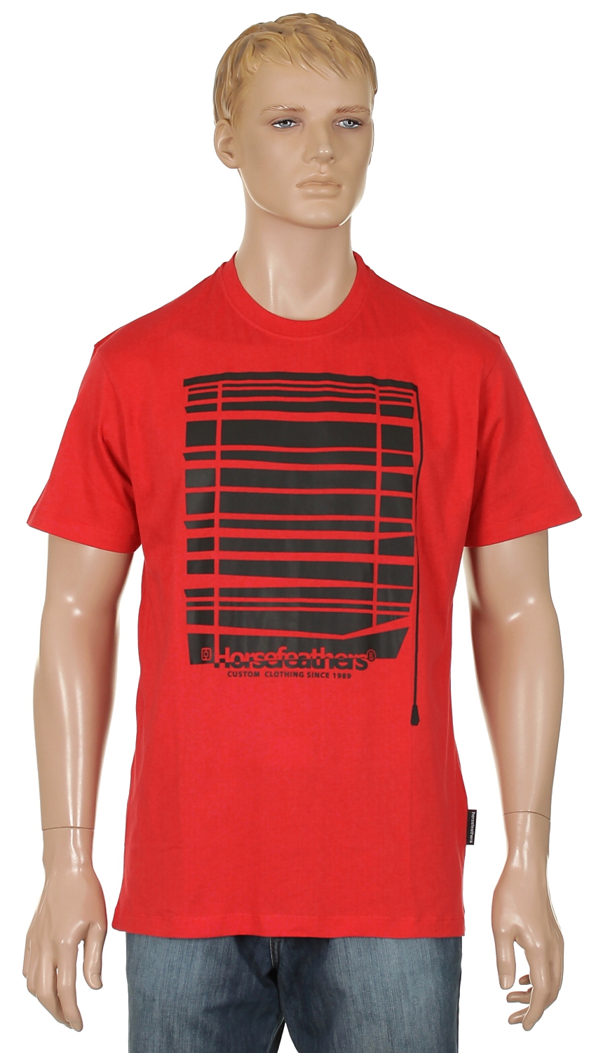 koszulka trykotowa Horsefeathers Louver - Red