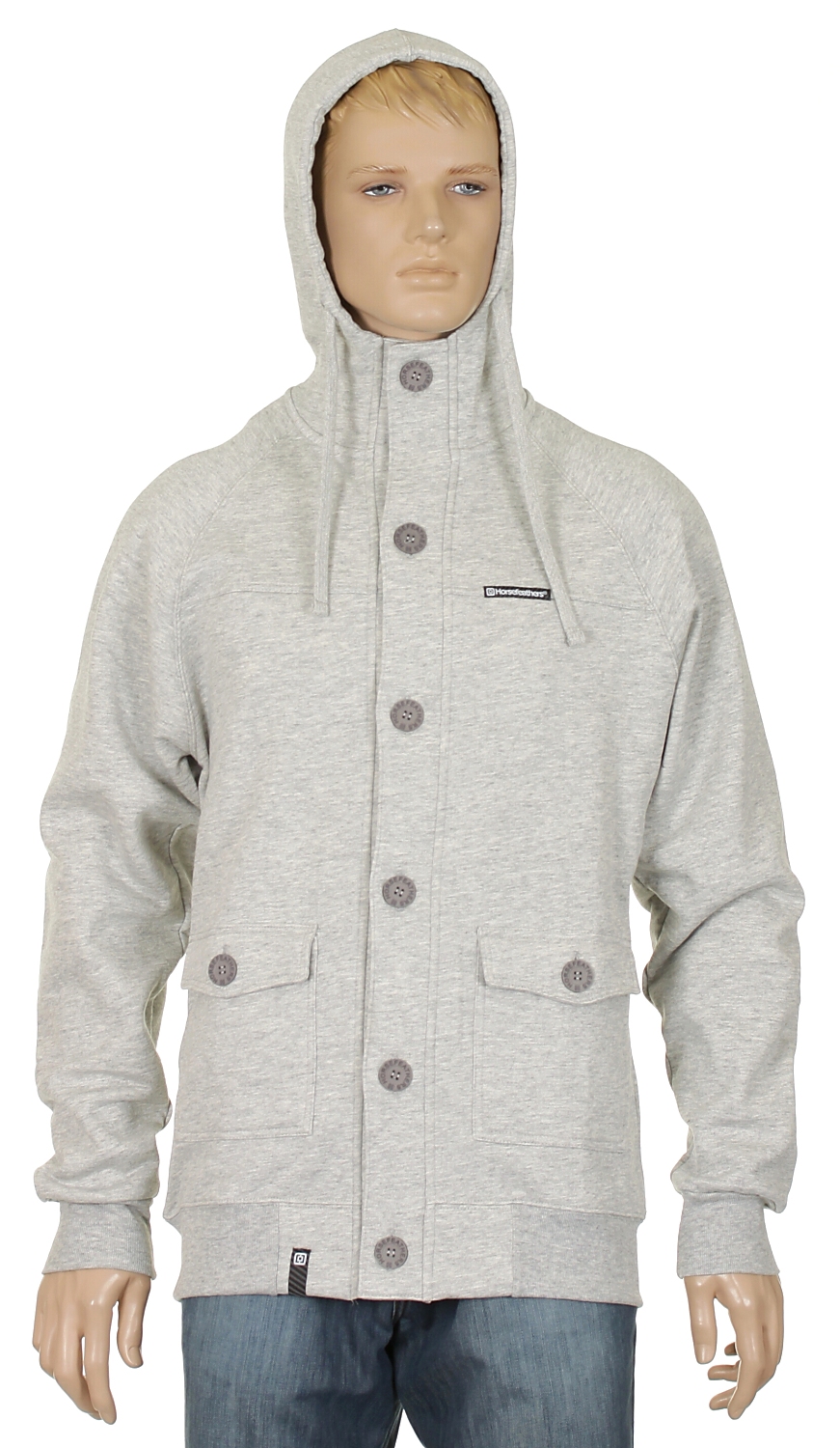 mikina Horsefeathers Gecko - Heather Gray